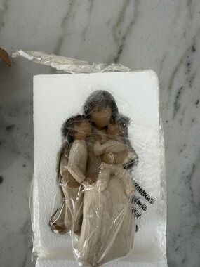 Willow Tree Mother with Two Children Figurine - Neutral Tones